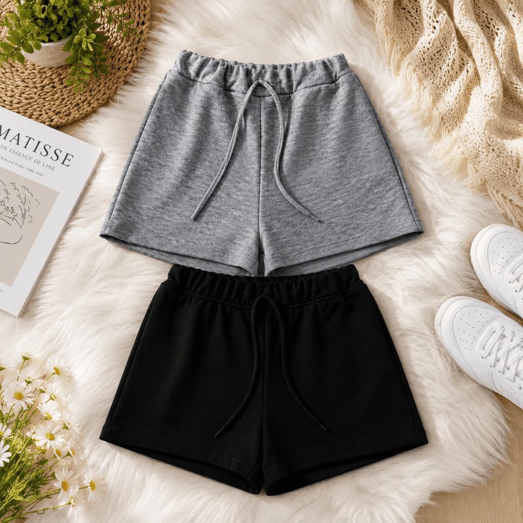 short feminino bermuda feminina short moletinho pecas no moletom básico shortinho confortavel