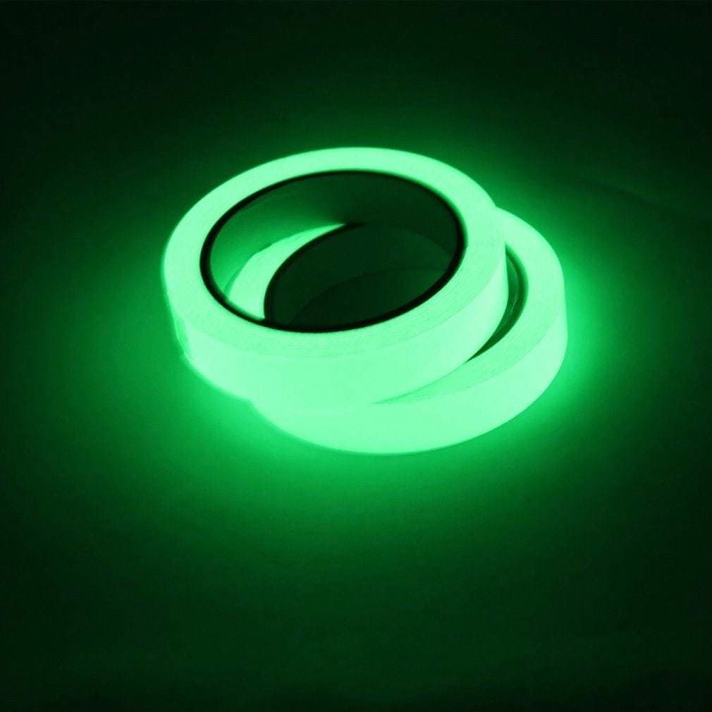 Fita Adesiva 2CMX3M  Neon Fluorescente Brilha no  Escuro Decoração Festa diário