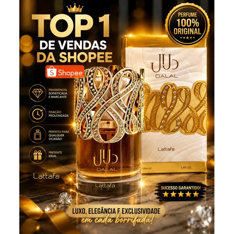 Perfume Árabe Lattafa Dalal - Feminino - 100ml Original