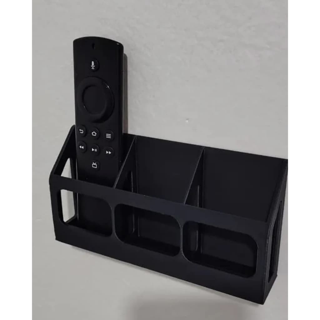 Suporte De Parede Porta Controle Remoto Tv Universal Duplo Ar Ventilador