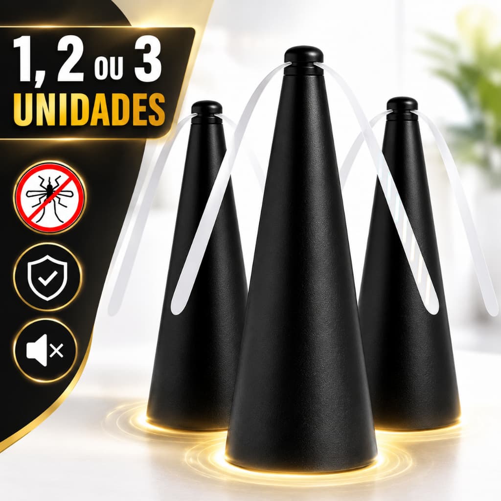 Ventilador Espanta Moscas Repelente de Insetos Mosquitos Portátil