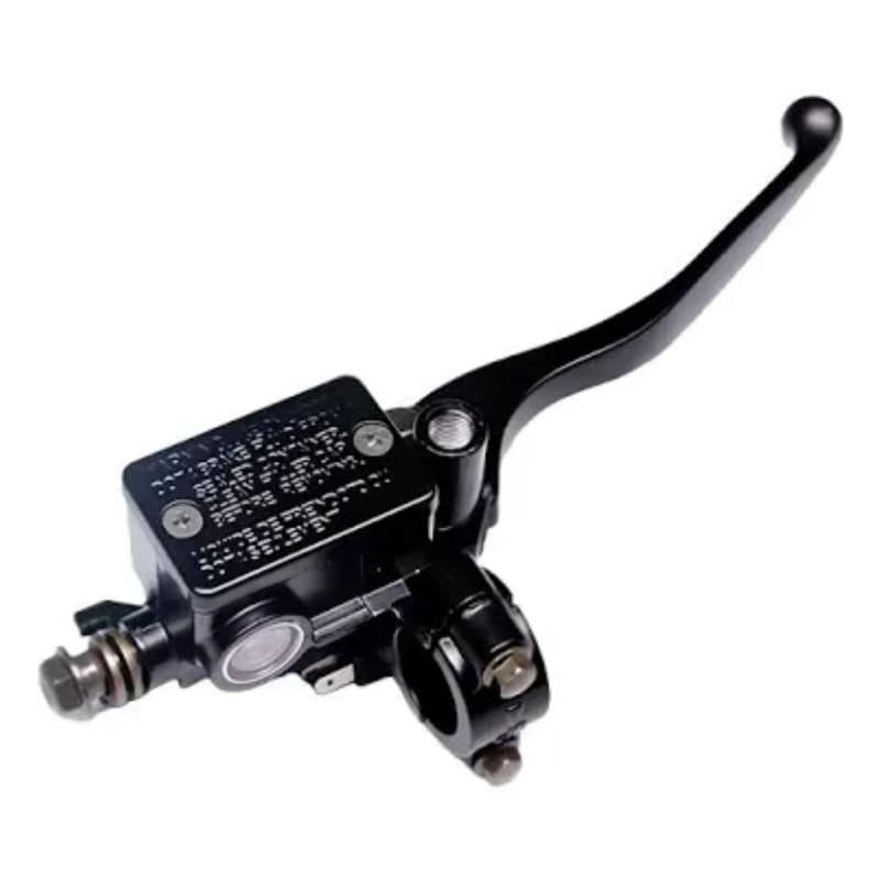 Cilindro Mestre Freio Dianteiro  com Manete Universal 22mm Preto Alta Qualidade