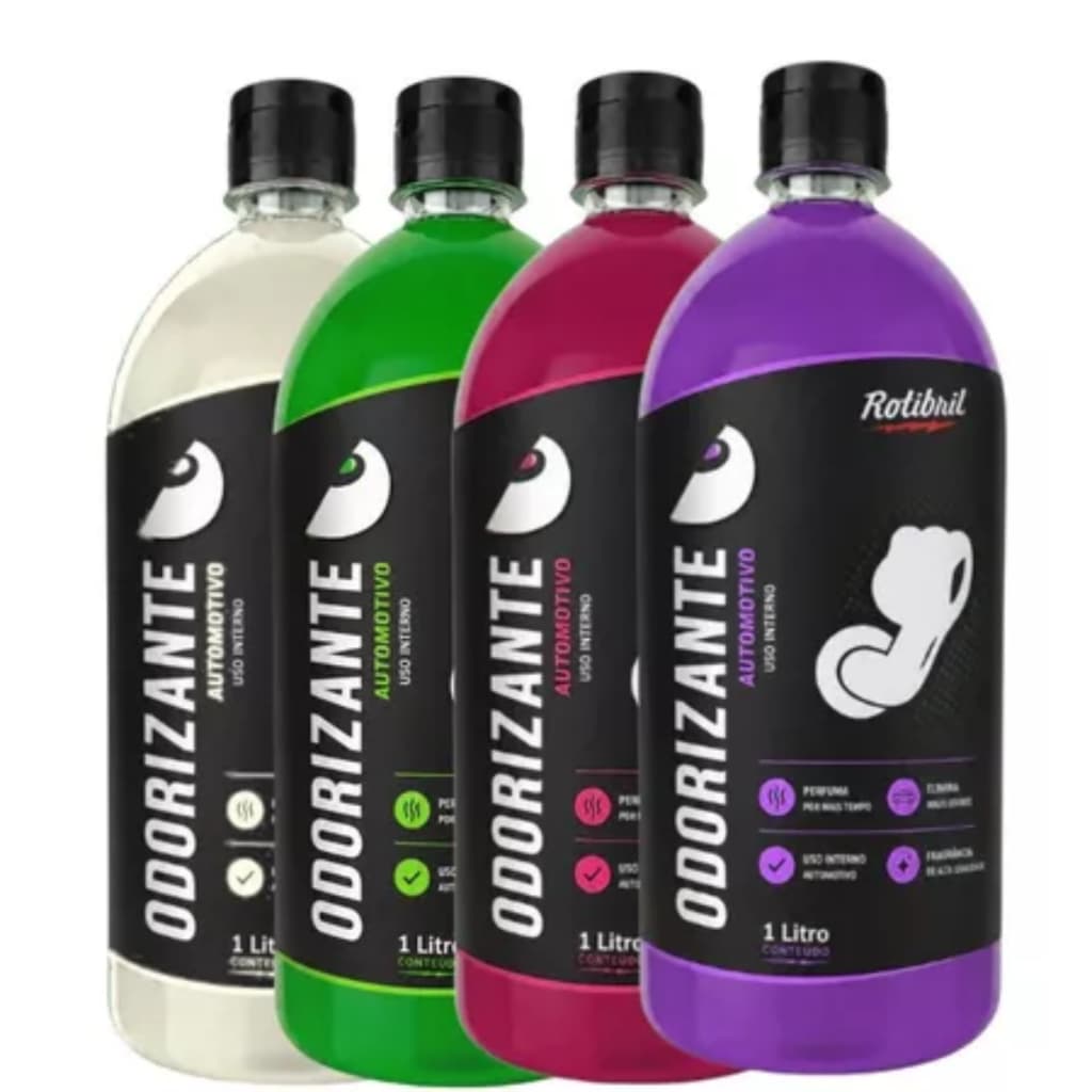 Odorizante Cheirinho Automotivo Vários Aromas 1L (1 Unidade) - Cheirinho para Carro Aromatizador de Ambientes