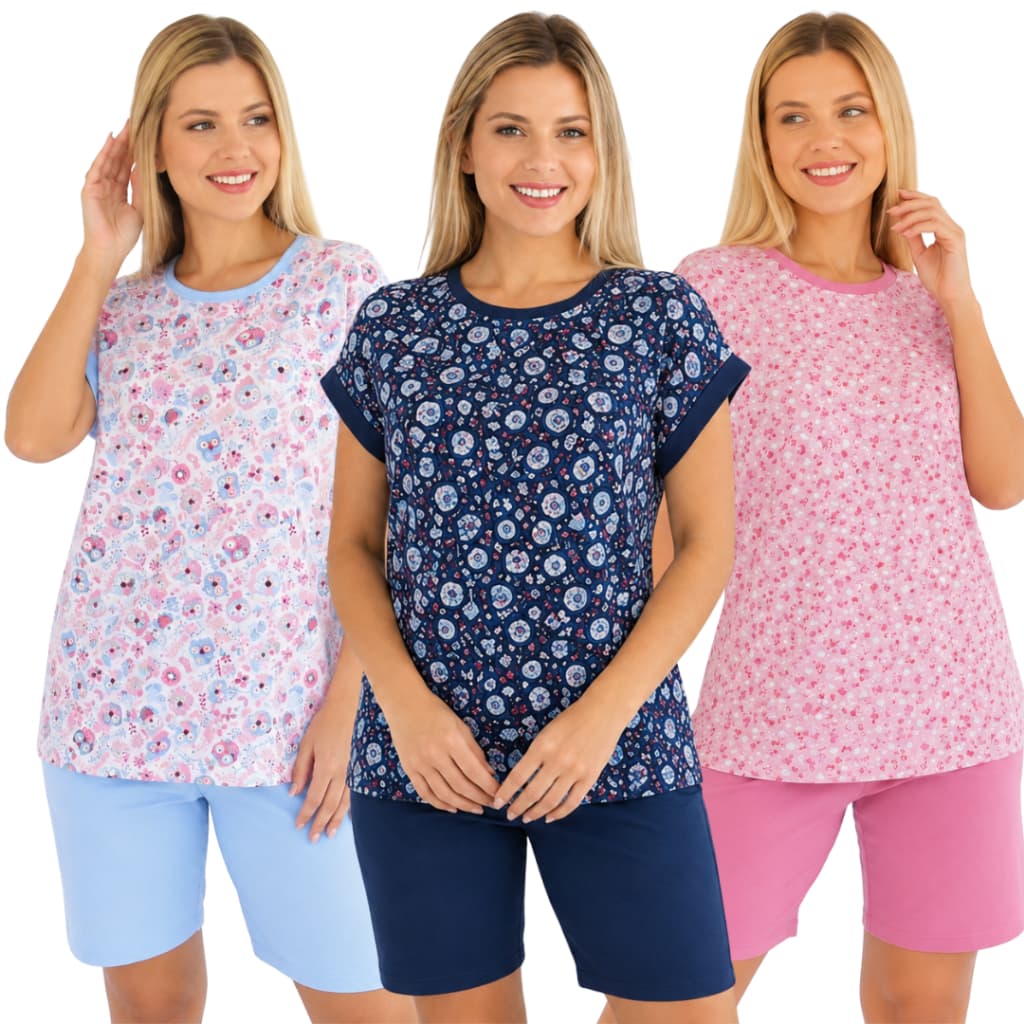 Pijama Pescador com Manga Japonesa Senhora