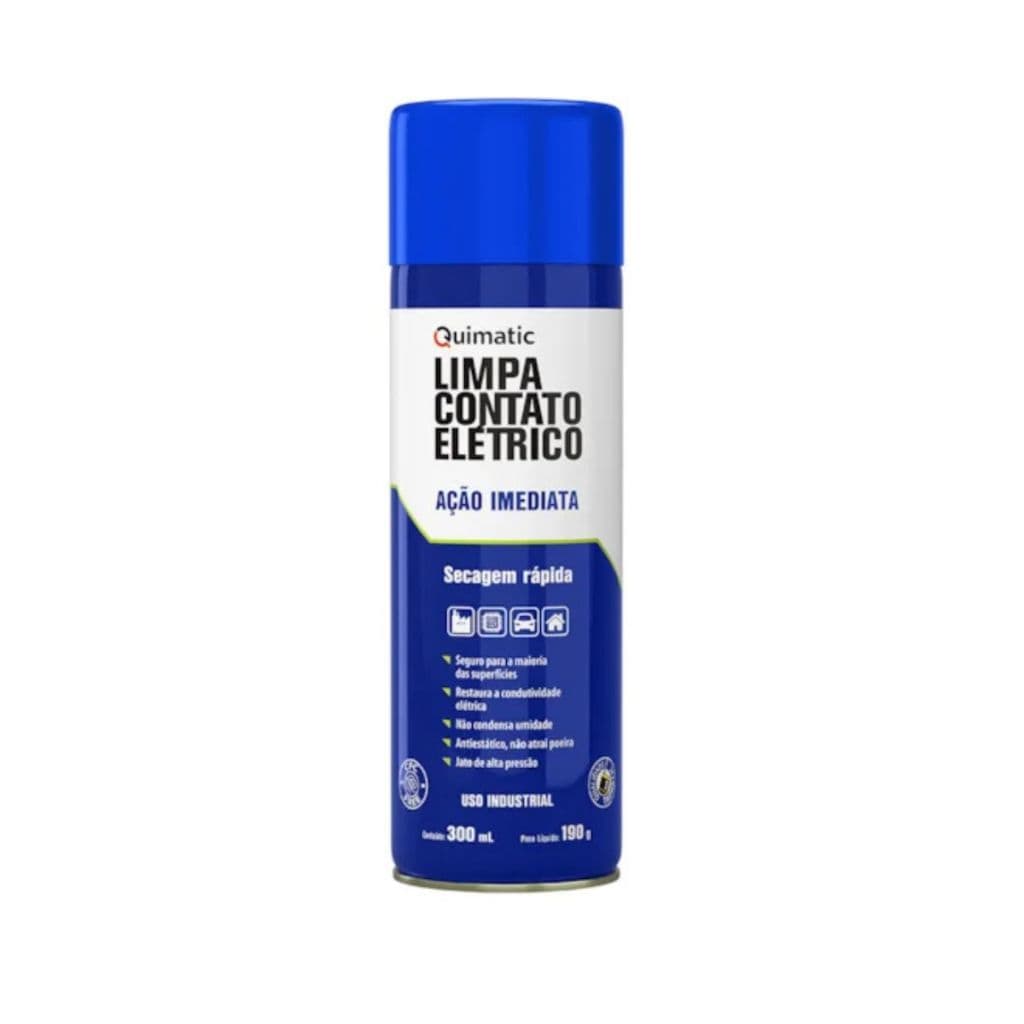 Limpa Contato Quimatic Tapmatic Aerosol 300ml Ação Rápida Spray Elétrico Eletrônico Ga1