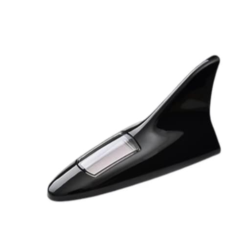 Antena De Barbatana De Tubarão Para Carro SUHU , De Carregamento De Energia Com 8 Efeitos De Luz Preto