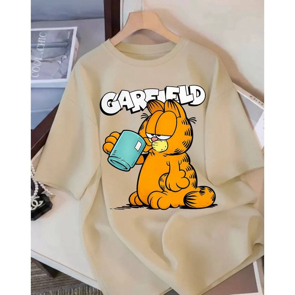 Camiseta Feminina Garfild Cafe - Conforto e Estilo com Estampa DTF