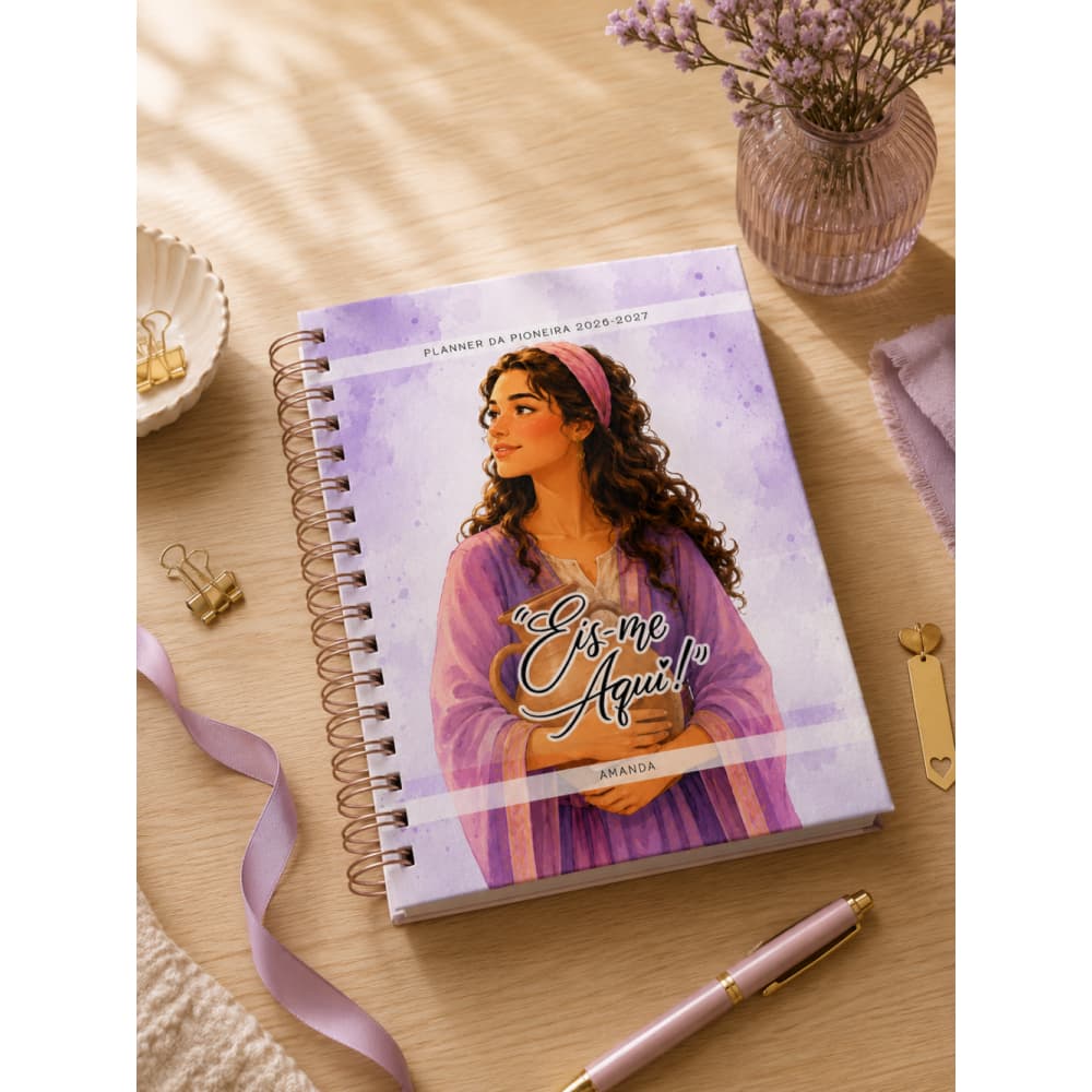 Agenda Jw, Planner, serviço de campo, publicadora, pioneira, personalizada com nome do comprador