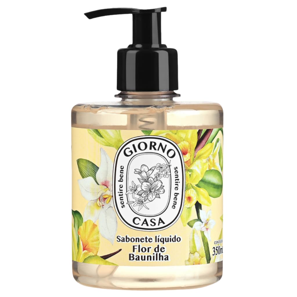 Sabonete Líquido Flor de Baunilha -Giorno Casa 350ml