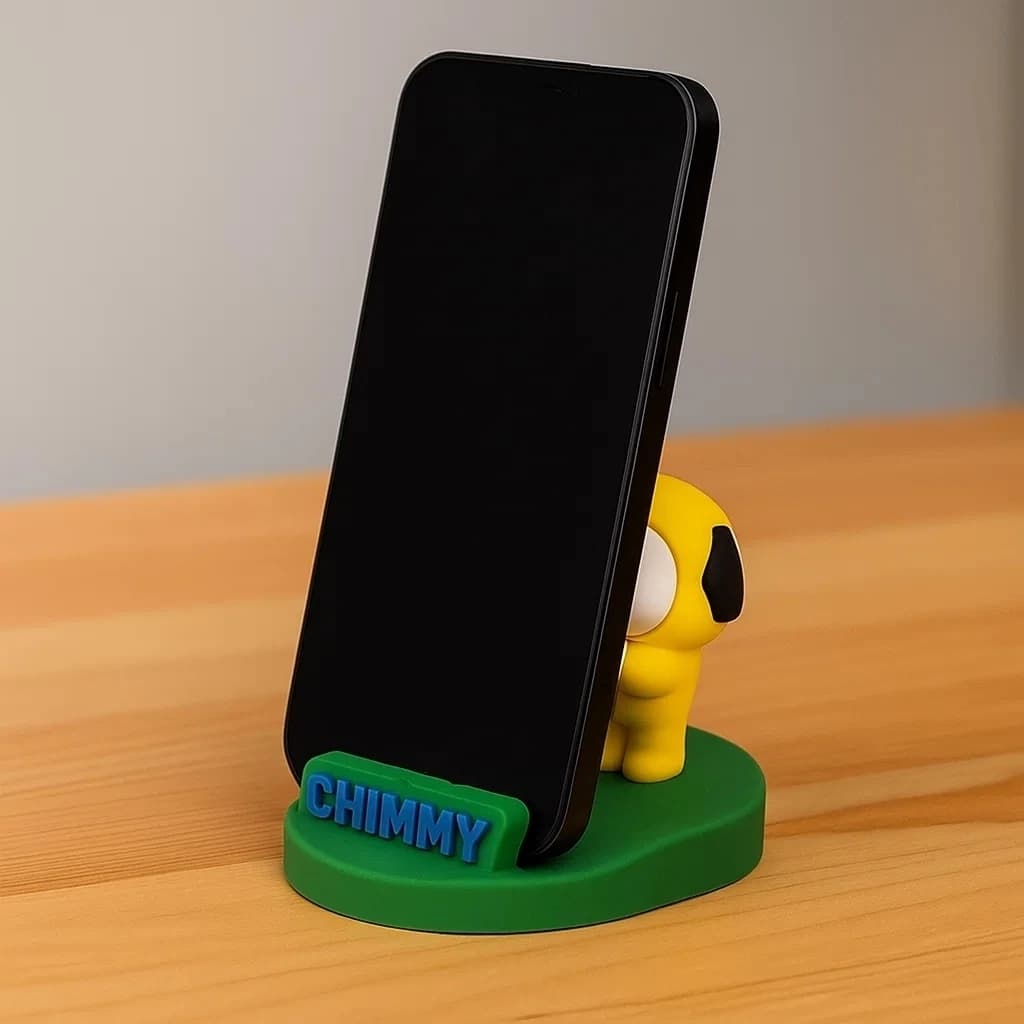 Suporte Celular Mesa Verde Tablet Apoio Cachorrinho Assistir Acessório Pezinho Smartphone
