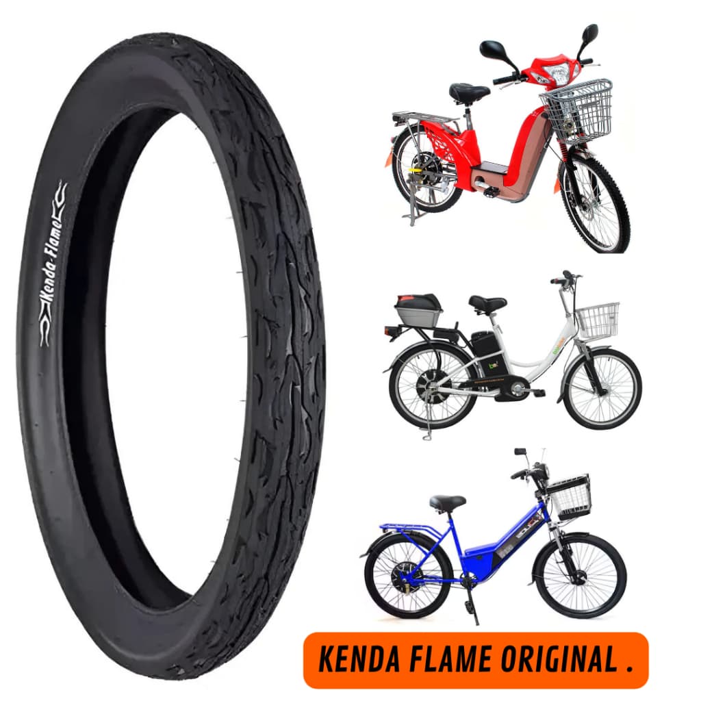 Pneu Bicicleta Eletrica Aro 24 Kenda Flame Original Pneu Kenda Flame Bikes Souza E-bike Duos Scooter Aro 24