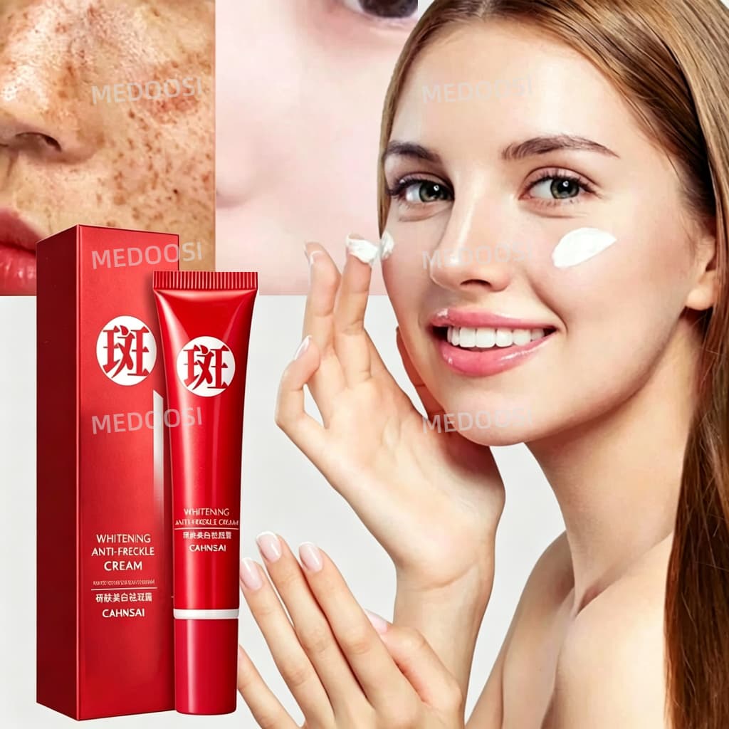 Creme Facial que Proporciona Brilho Natural - Creme forte original para remover manchas escuras/clareamento pigmentado