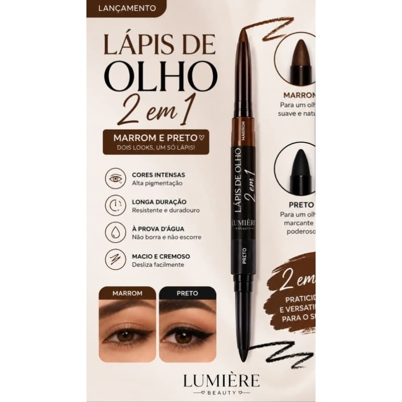 Lapis de olho 2 em1