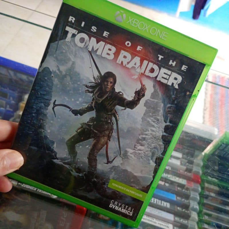 JOGO RISE OF THE TOMB RAIDER XBOXONE MÍDIA FÍSICA SEMI NOVO