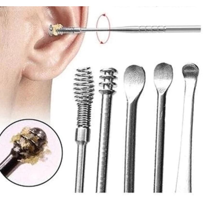 Kit Limpeza De Cera, Removedor De Cera De Ouvido, Limpador De Ouvido