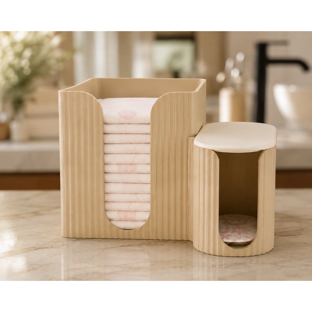 Porta Absorvente Organizador de Absorventes e Protetores Banheiro Moderno Premium
