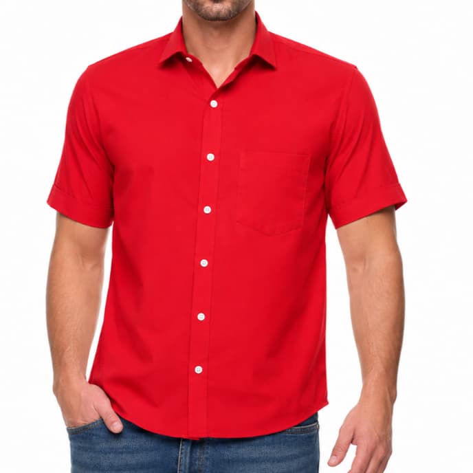 Camisa Social Manga Curta Masculina MicroLeve Não Amassa Presente Dia dos Pais Envio Imediato