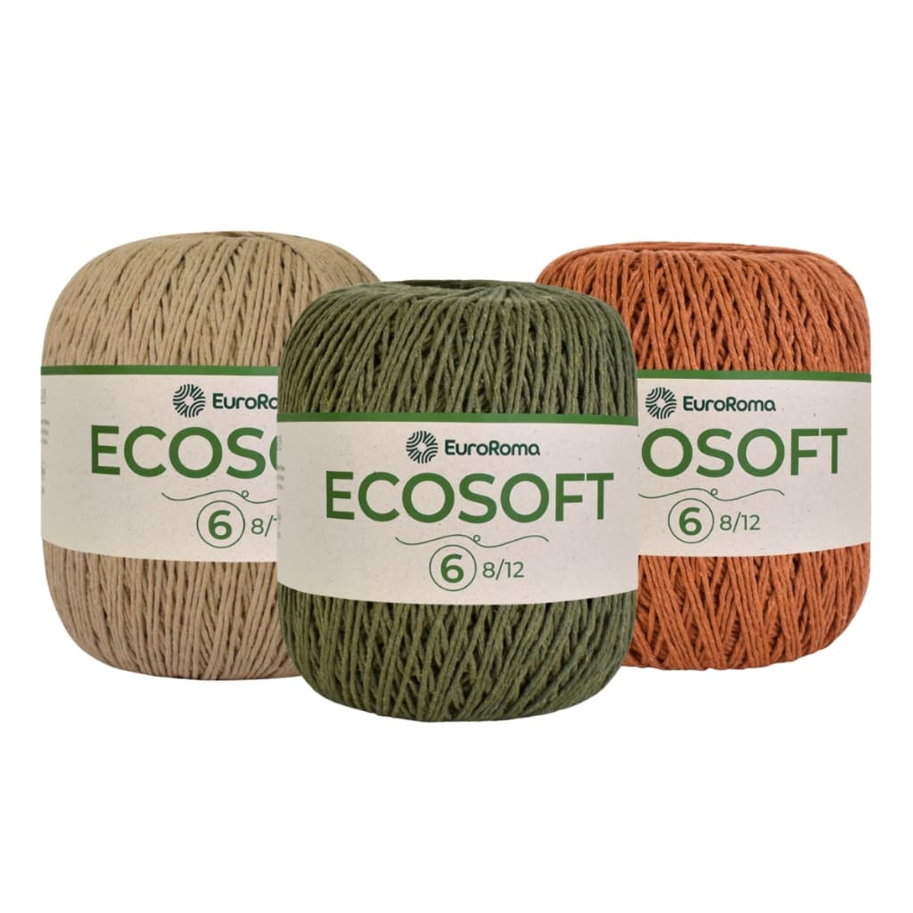 Barbante EuroRoma Ecosoft 422g Número 6 Fio Macio