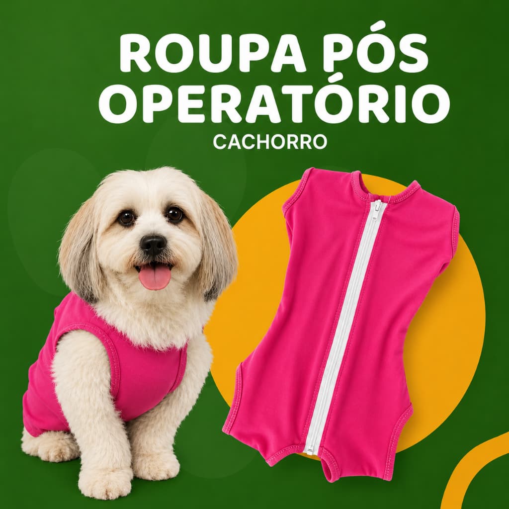 Roupa Pós Cirurgica Para Caes Machos e Fêmeas