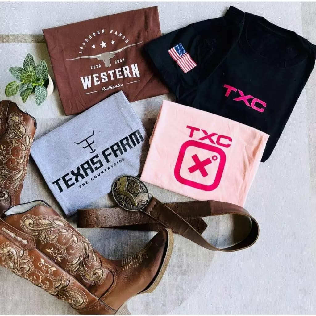 Kit 4 Camisetas Femininas Country Boiadeira 100% Algodão TShirt Casual Rodeio Moda Sertaneja Premium