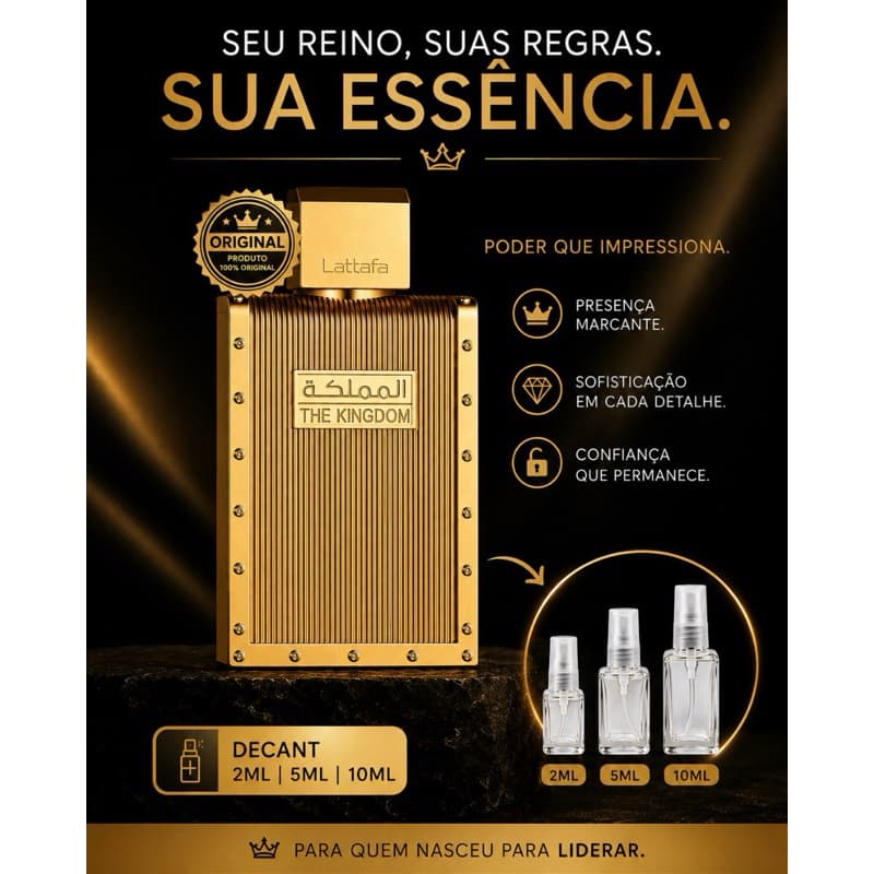The Kingdom – Lattafa | Perfume Árabe Masculino Original