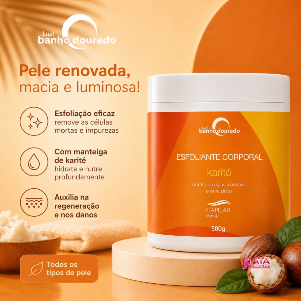 ESFOLIANTE KARITÉ 500g - CAPILAR ESSÊNCIA