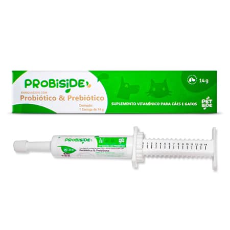 Probiótico & Prebiótico para Cães e Gatos Recupera Flora Intestinal Diarreia - Envio Imediato
