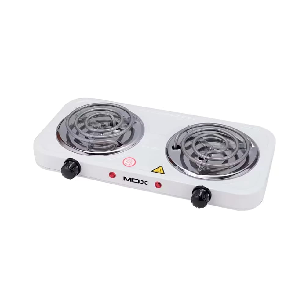 Fogão Elétrico Mox MO-HP241   2000W  2 Bocas   220V – Branco