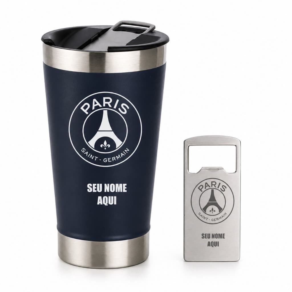 Copo Térmico Inox 473ml Psg Personalizado Nome Laser