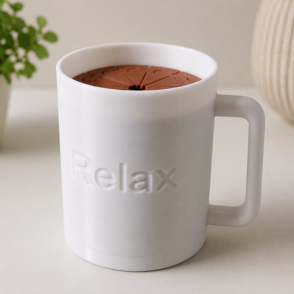 Caneca Cascata Antiestresse Decorat Hipnotizante