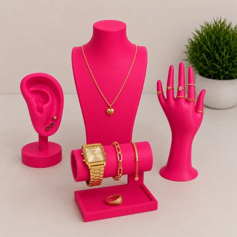KIT EXPOSITOR DE JOIAS SEMIJOIAS BIJUTERIAS PREMIUM