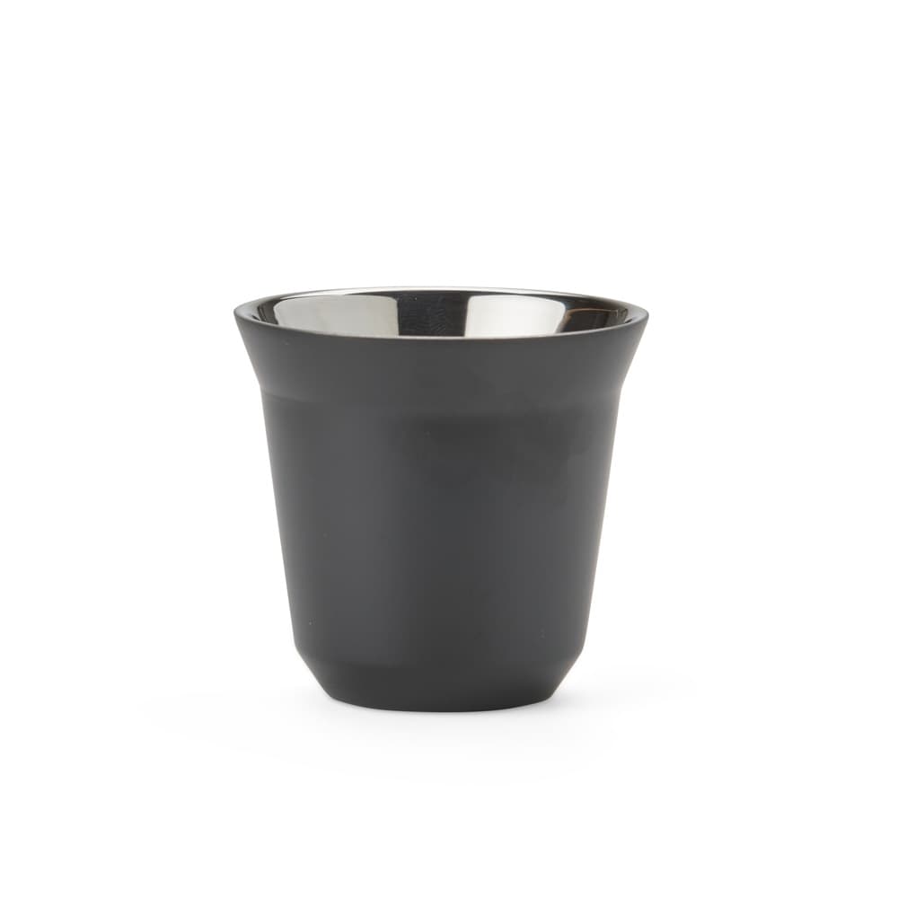 Xícara Copo Térmico Café Inox Aço 80ml Parede Dupla Cuia
