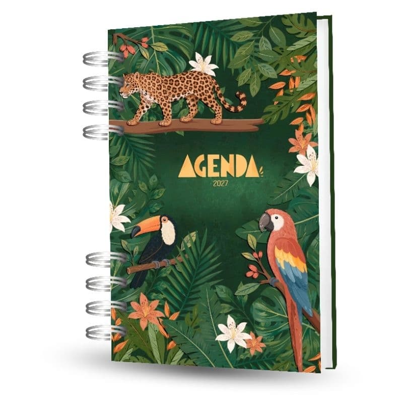 Agenda Planner 2027 Capa Dura – Datada | 230 Páginas | 5 Modelos de Capa