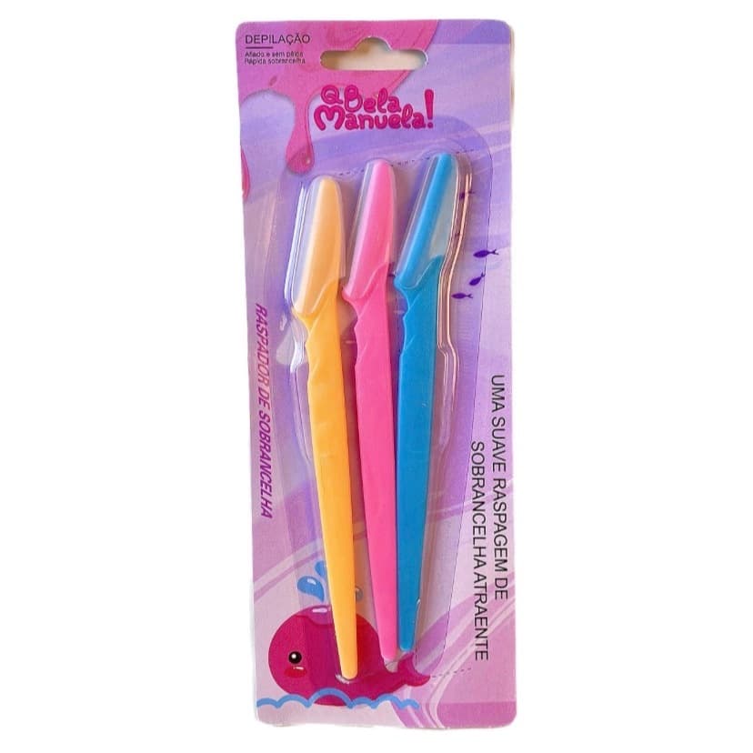 3/6 Lâminas para Sobrancelha e Rosto , Navalha para Depilação Facial Promoção