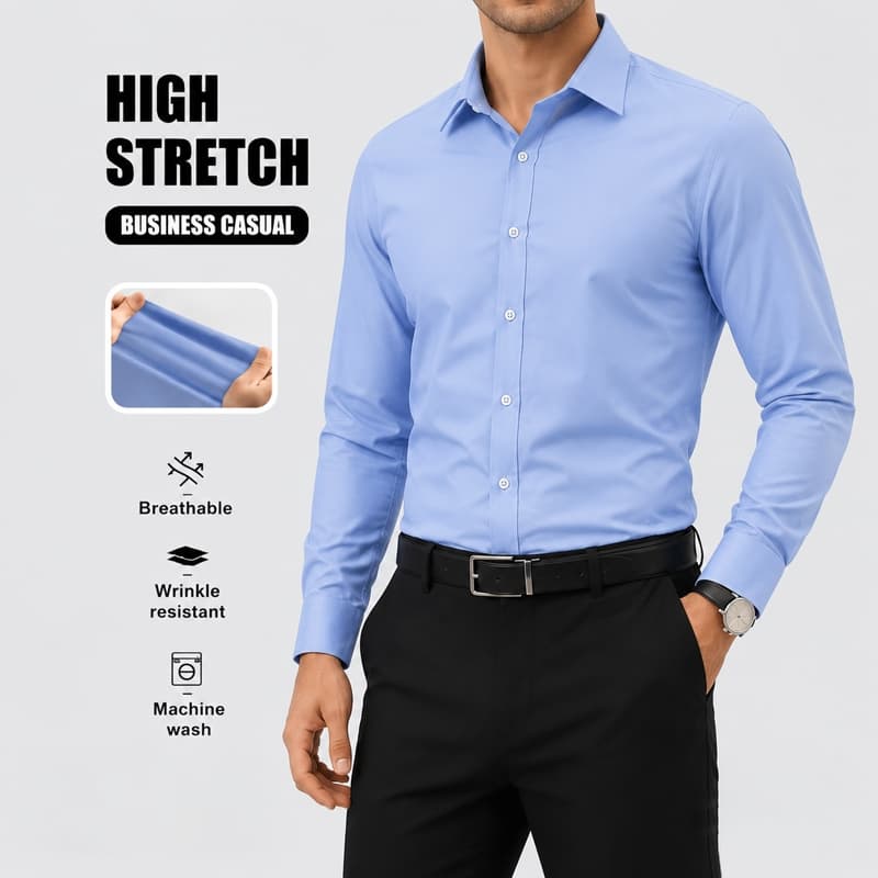Camisa de fibra de bambu.
