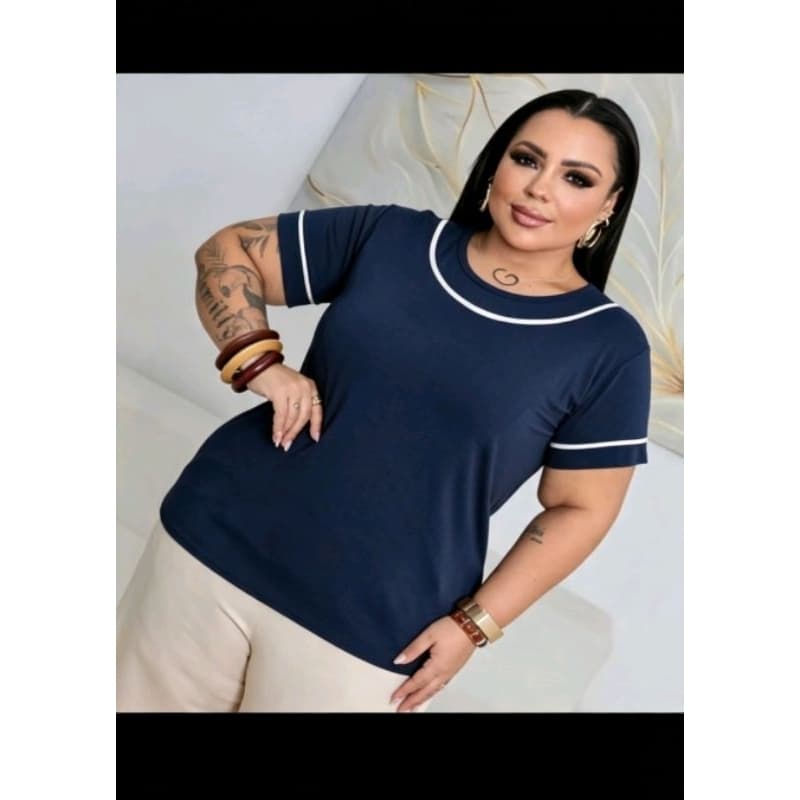 Blusa Camiseta Feminina T - Conforto e Estilo com Ajuste Impecável