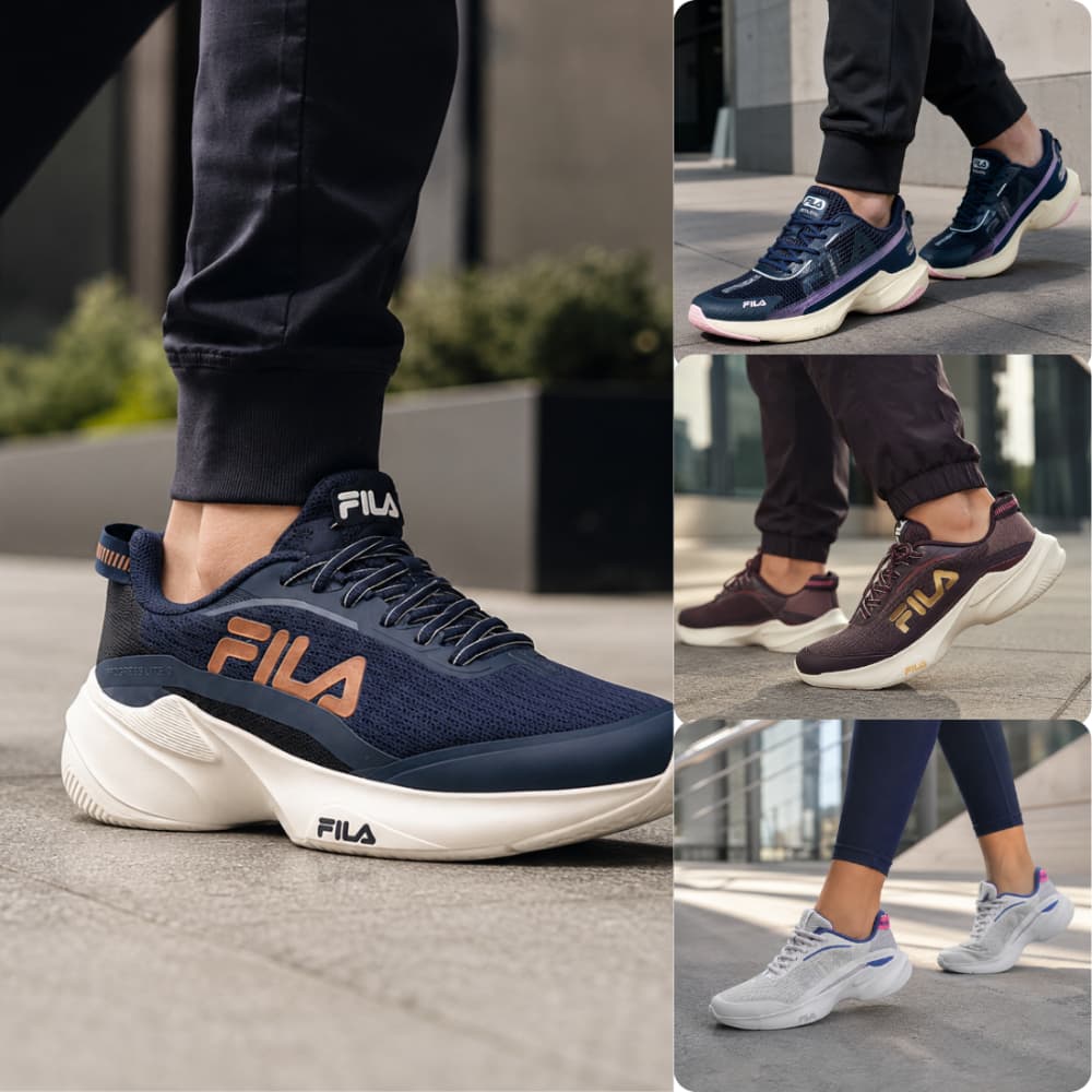 Tênis Fila Progress Lite 2 Feminino Original Leve Confortável Corrida Treino Academia
