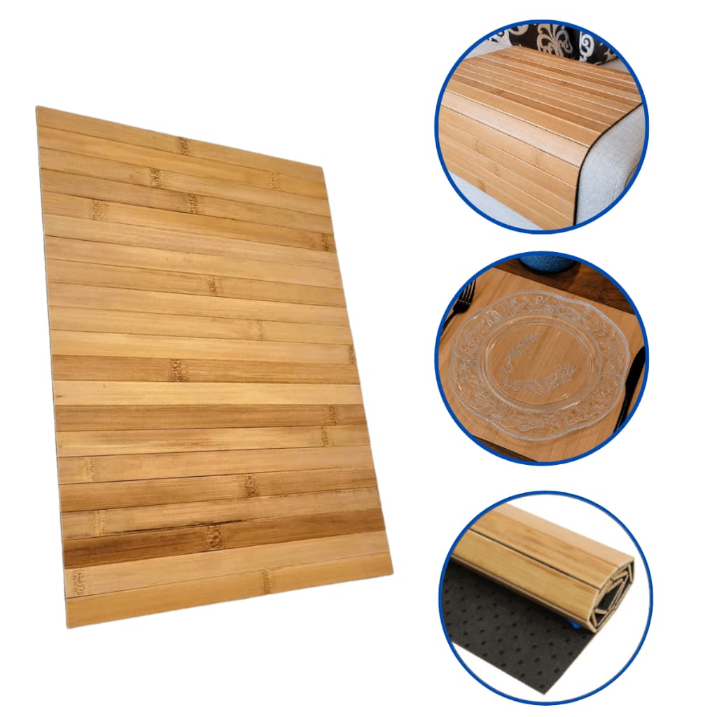 Esteira de Bambu Para Braço De Sofa E Mesa Suporte Apoio Multiuso