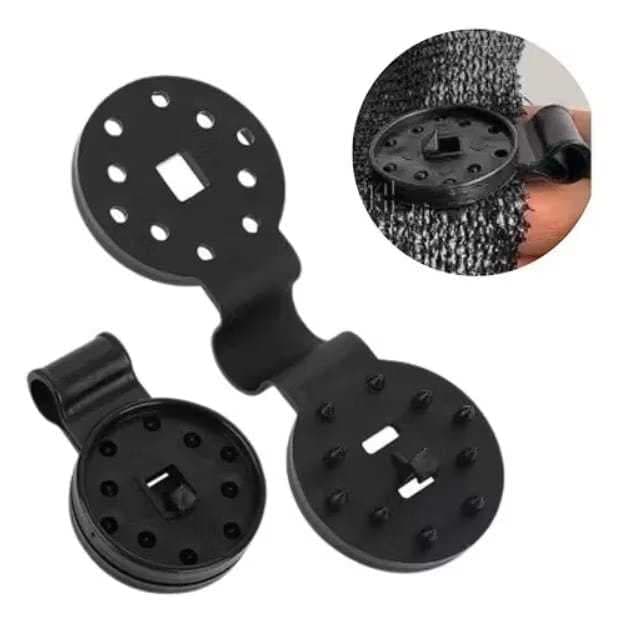 Kit Clips Fixadores para Sombrite e Tela de Proteção | Presilhas para Lona, Estufa, Jardim e Garagem