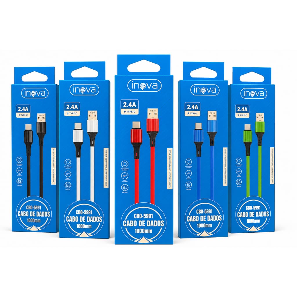 10 pcs kit Cabo Inova Modelo Tipo C Original atacado