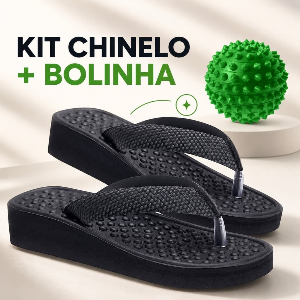 Sandália Ortopédica Para Esporão e Facite Plantar Chinelo Feminino Para Má Circulação +Bola De Cravo