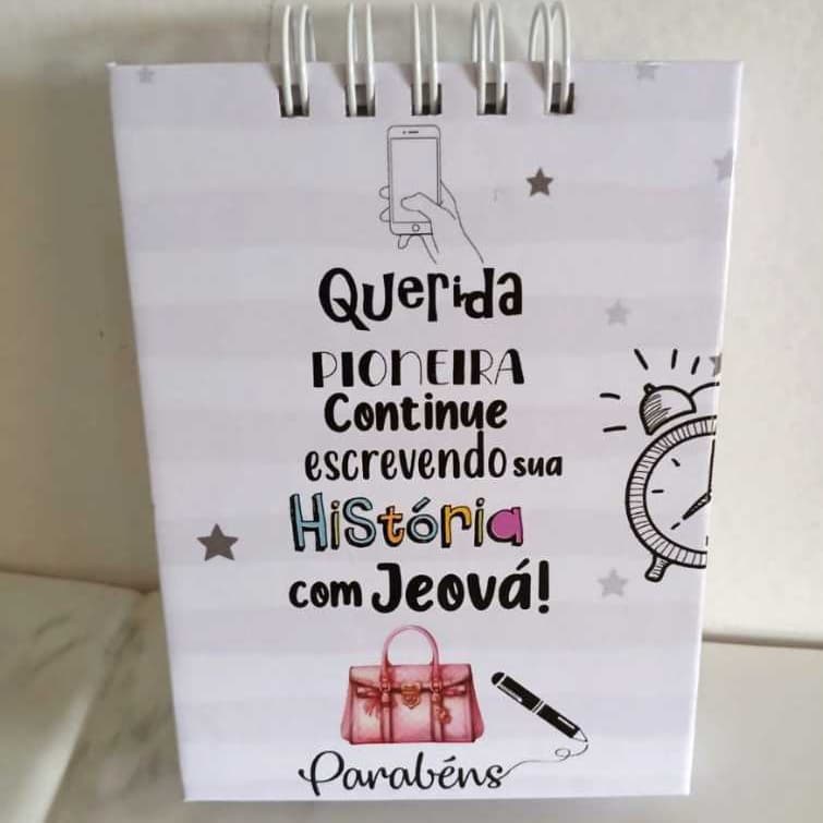 Bloquinho personalizado A7  Pioneiros