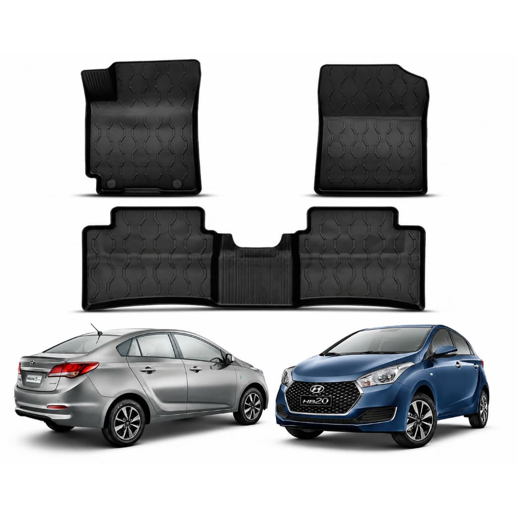 Tapete Bandeja HB20 Hatch ou Sedan 2013 2014 2015 2016 2017 2018 2019
