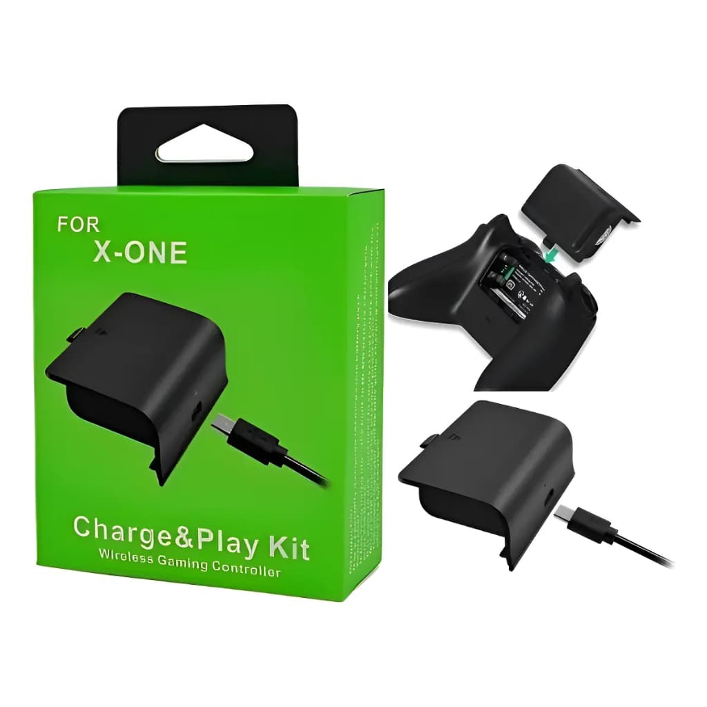 Bateria Controle Xbox One Cabo Carregador