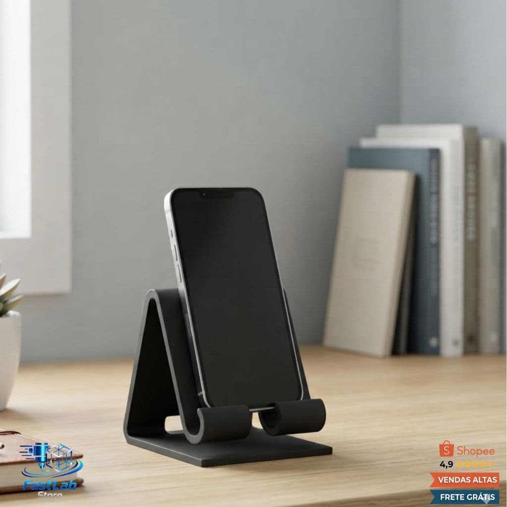Suporte Apoio organizador de Celular Para Mesa Escritório setup gamer universal
