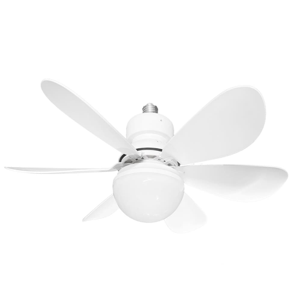 Ventilador Teto Lampada Bocal E27 30w Silencioso Bivolt 42cm