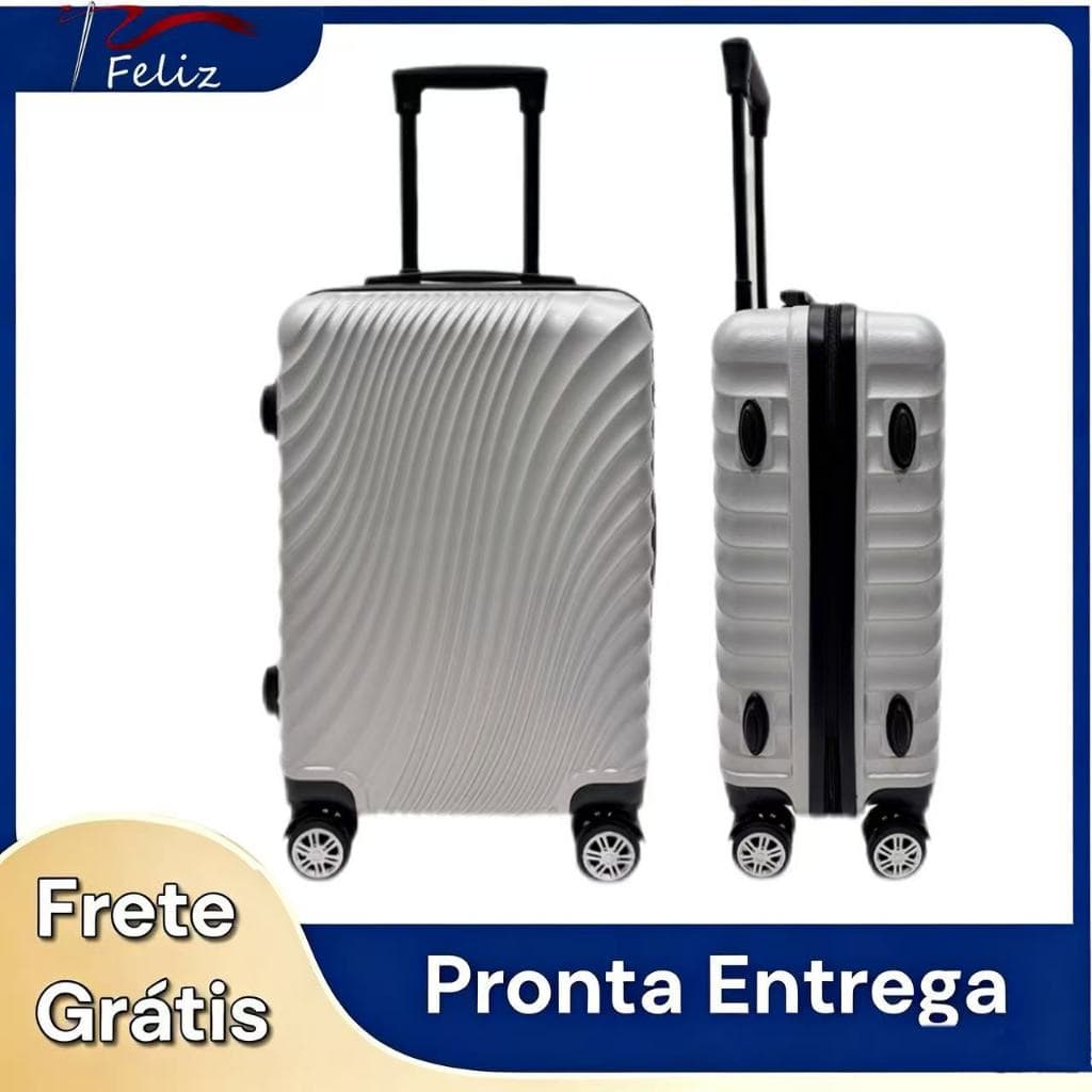 Mala Expansível de viagem Bordo10kg zíper duplo rodinha REMOVIVEIS 360º !!Chega Hoje!!!olaola