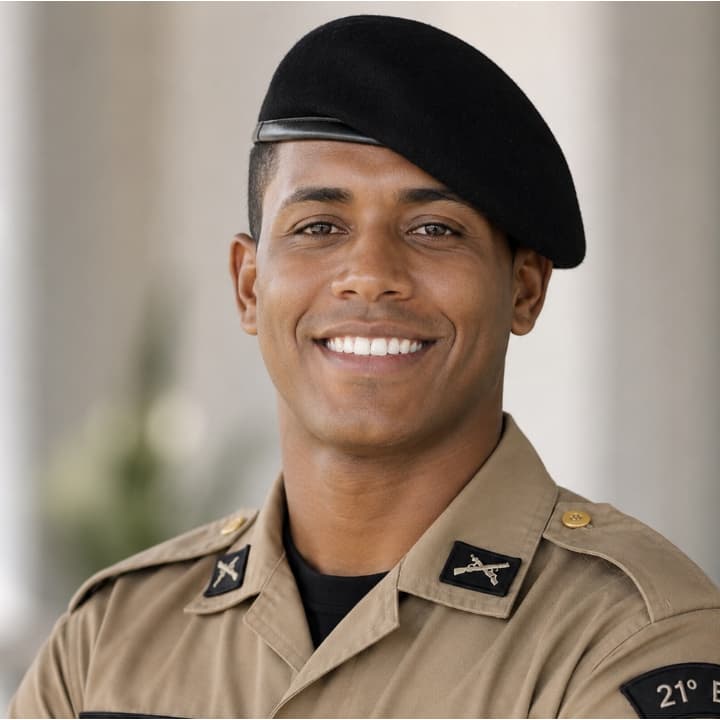 BOINA MILITAR DEFENSE INVICTUS  PRETA