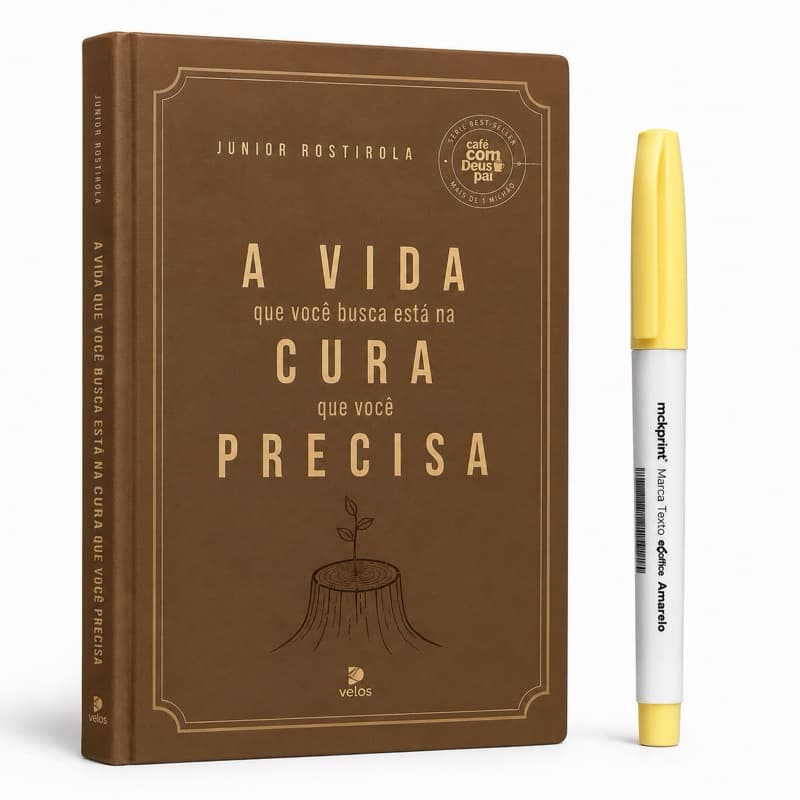 Kit Livro A Vida que Você Busca Está na Cura que Você Precisa + Brinde Marca Texto
