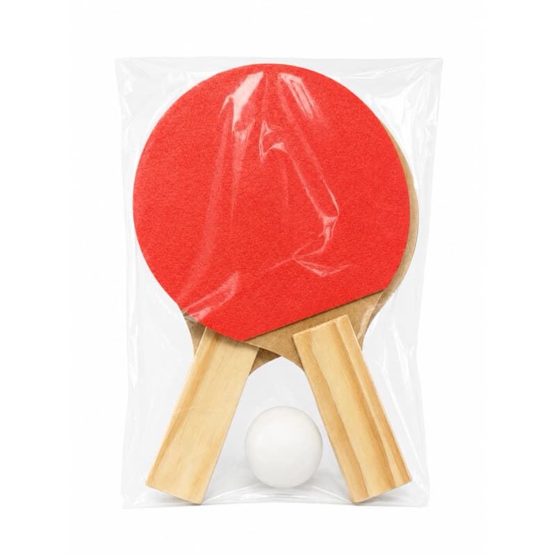 Kit Ping Pong com 2 Raquetes e 1 Bolinha – Tênis de Mesa para Lazer